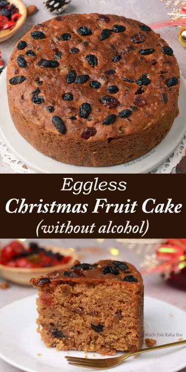 Eggless Christmas Cake No Alcohol