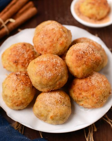 Air Fryer Banana Donut Holes