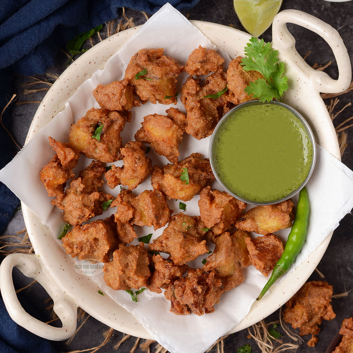 Kuttu ke pakode recipe.