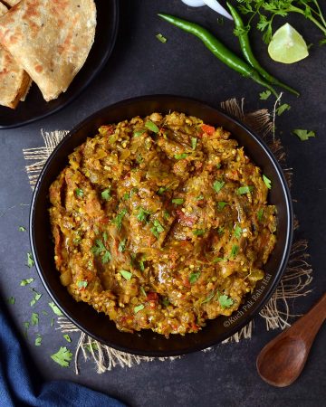 Baingan Bharta (Roasted Eggplant Mash)