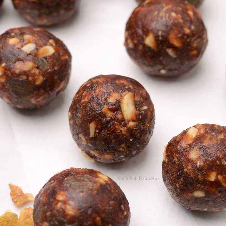 Dates Nuts Balls | Dates Ladoo | Khajur Laddu