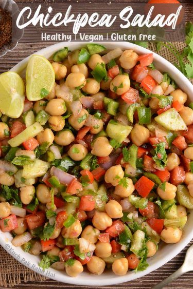 Indian Chickpea Salad | Chana Salad