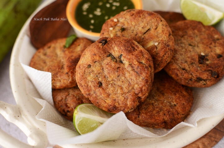 Kacche Kele Ki Tikki Raw Banana Cutlets Recipe