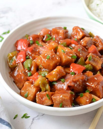 Sweet and Sour Tofu (Air Fryer & Oven)
