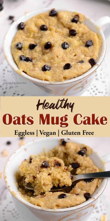 Healthy Oat Mug Cake (No egg)