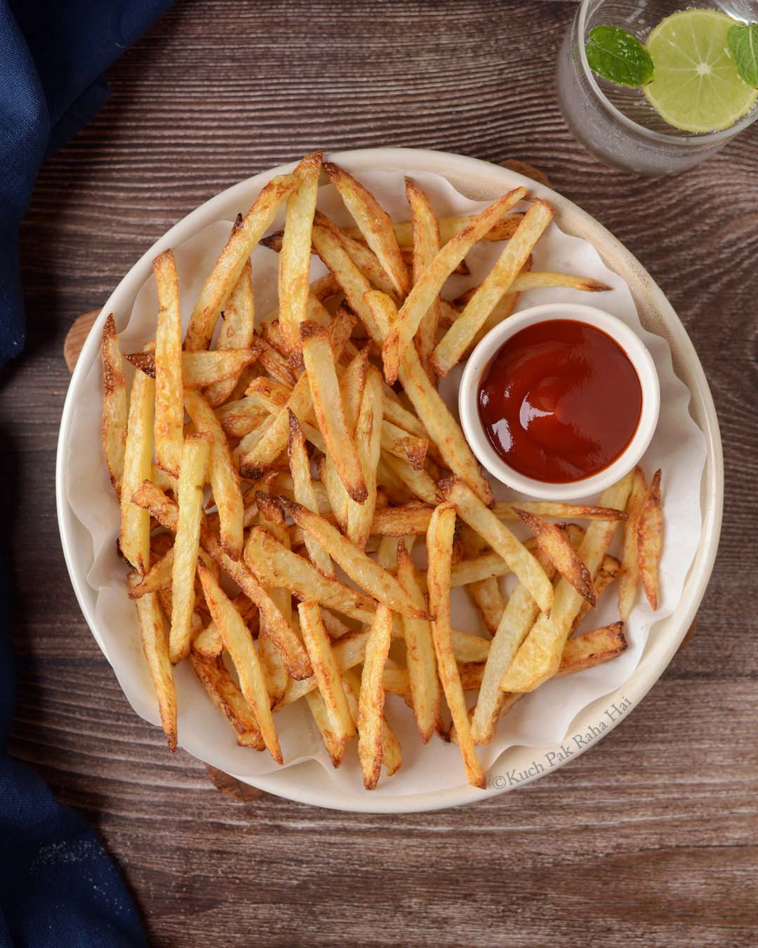 Crispy Air Fryer Shoestring Fries & Deep Fry Option - Savory Thoughts