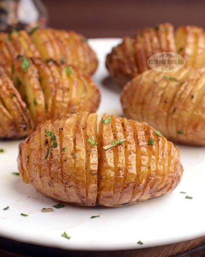 Air Fryer Hasselback Potatoes