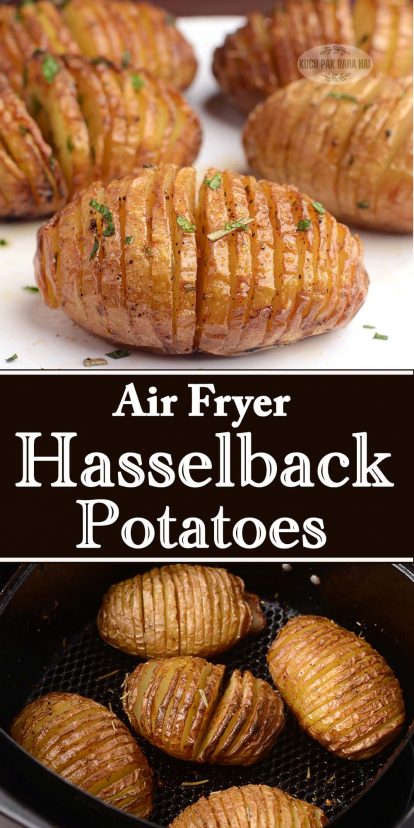 Air Fryer Hasselback Potatoes