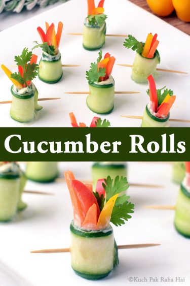 Cucumber Rolls | Cucumber Roll Ups