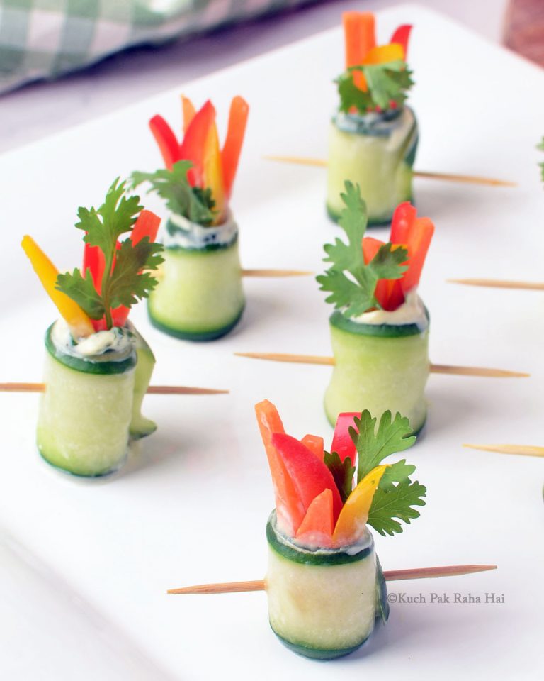 Cucumber Rolls | Cucumber Roll Ups