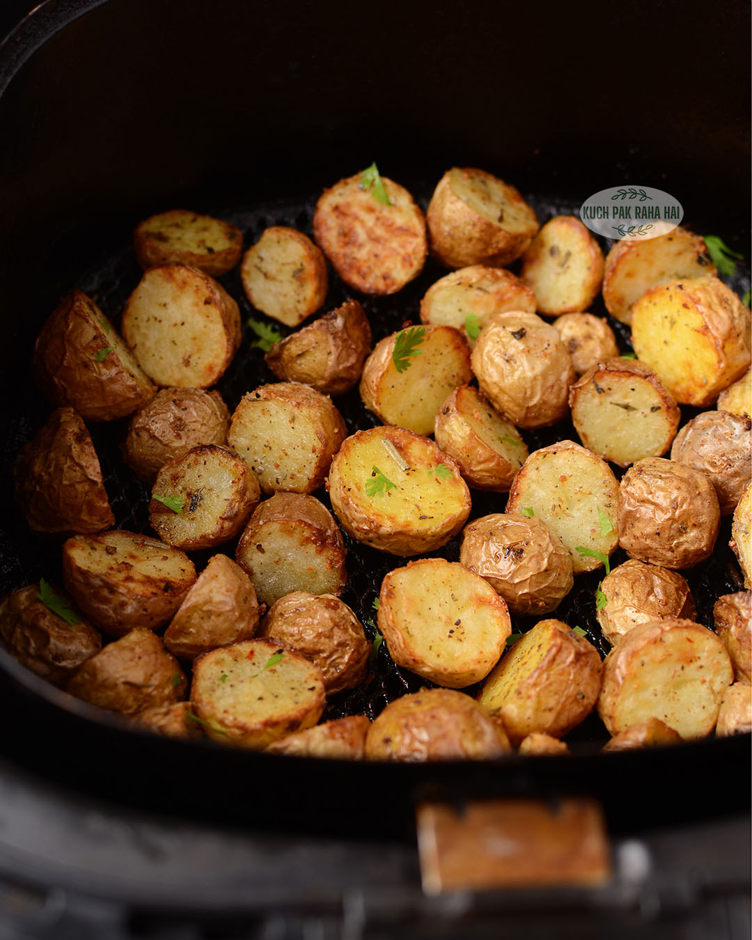 Air Fryer Crispy Roasted Little Mini Baby Potatoes - Kitchen Divas