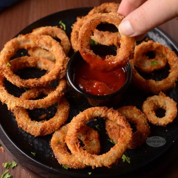 Healthy Vegan Onion Rings | Off The Muck Market