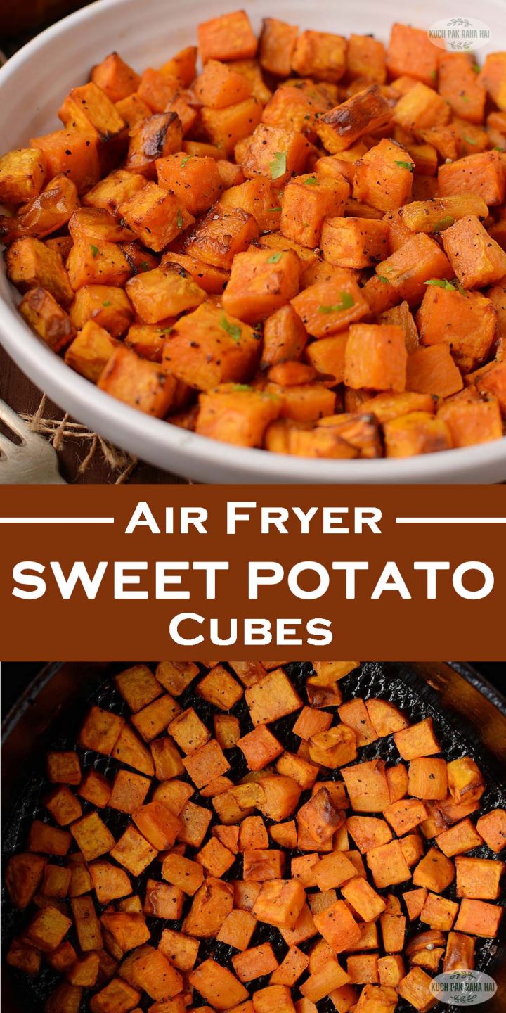 Air fryer Sweet Potatoes Cubes