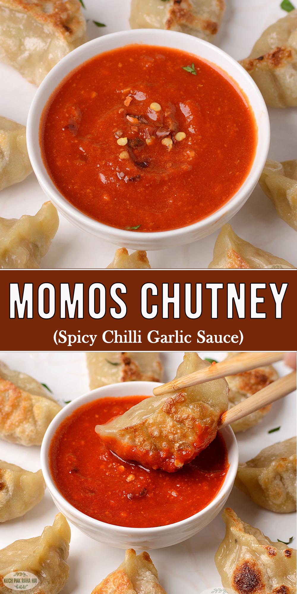 How to make spicy momo chutney.