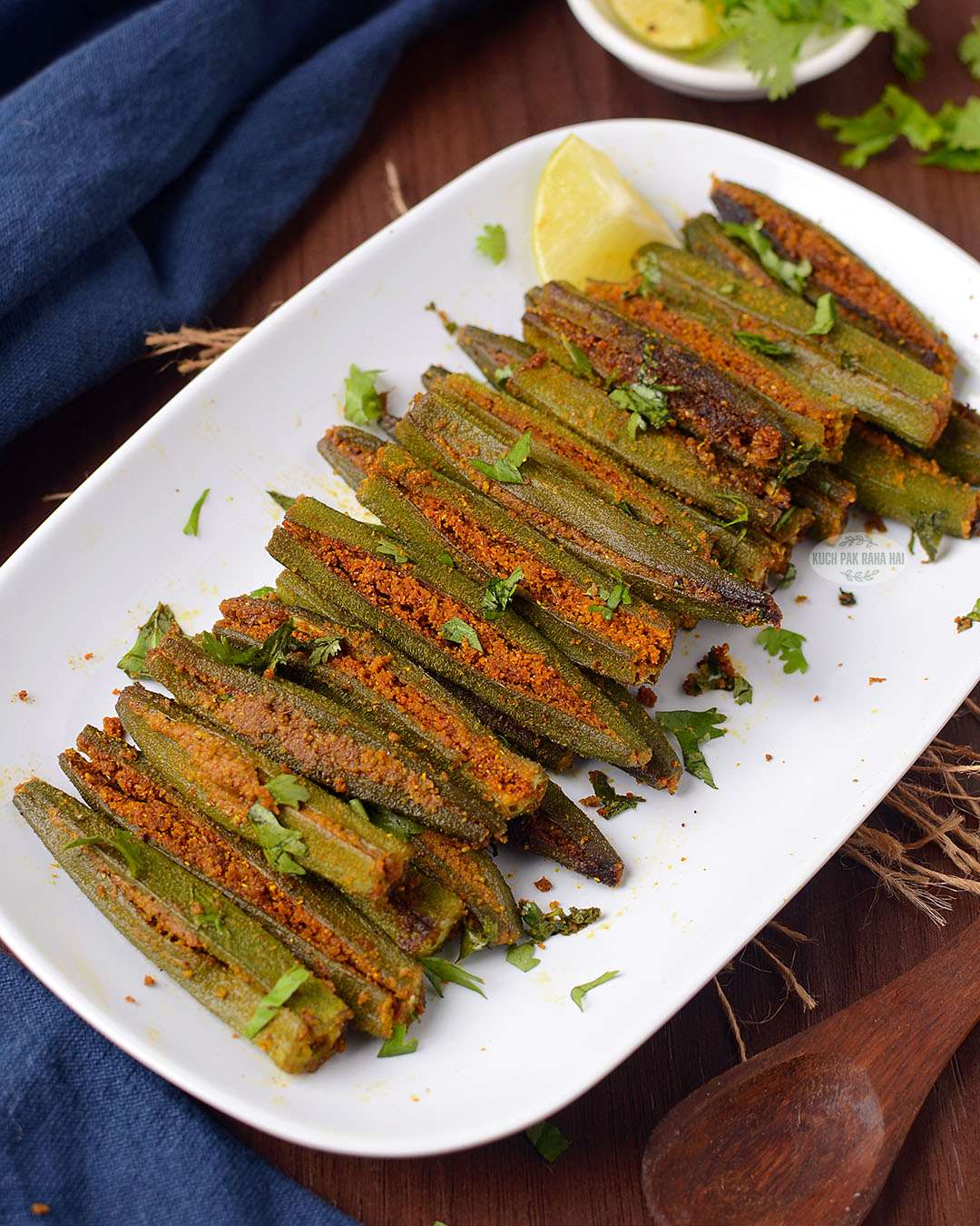 Bharwa masala bhindi.