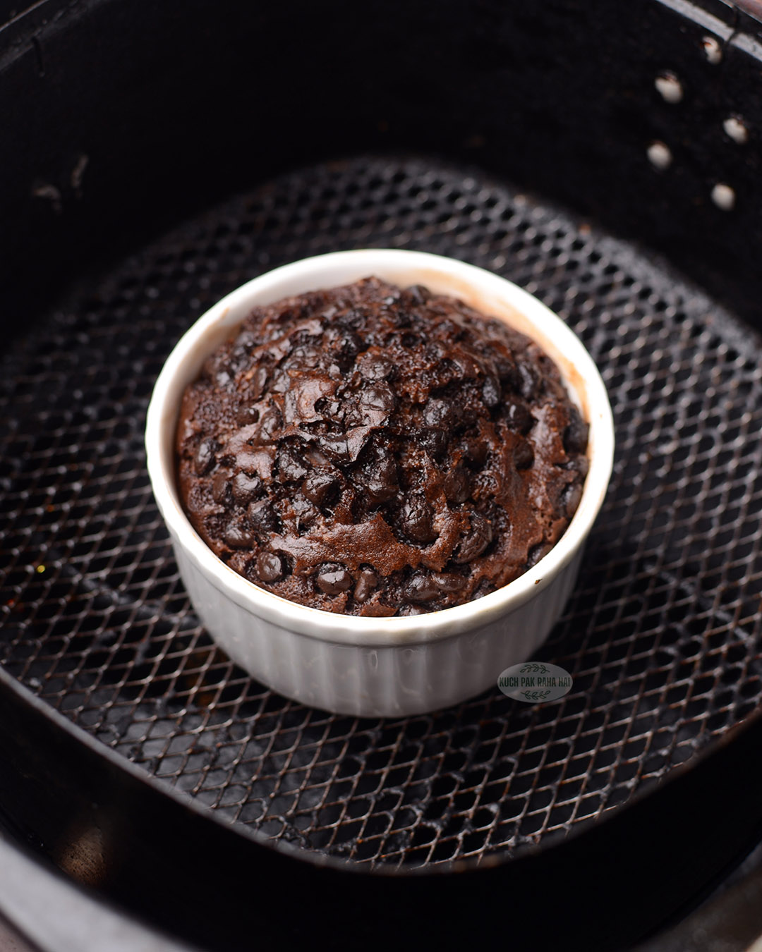 Mug cake in air fryer.