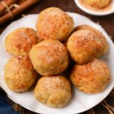 Air fryer banana donut holes.