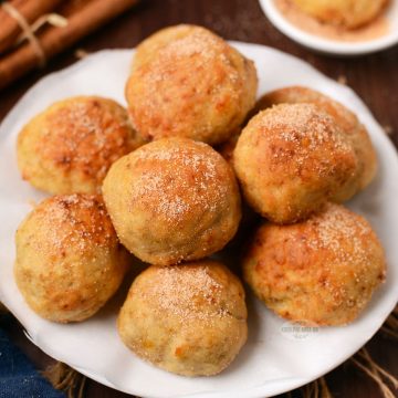 Air fryer banana donut holes.