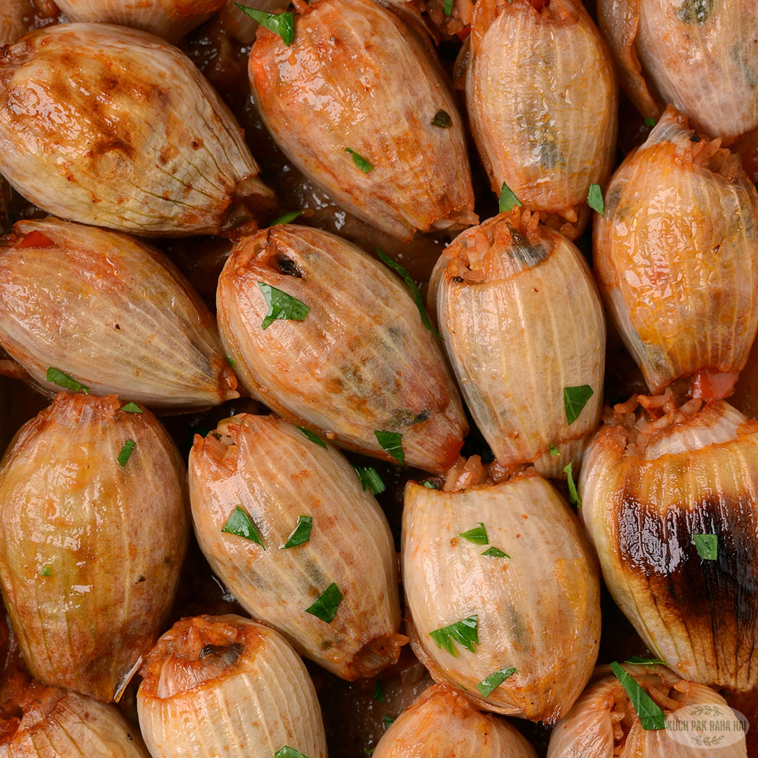 middle eastern stuffed onion recipe.