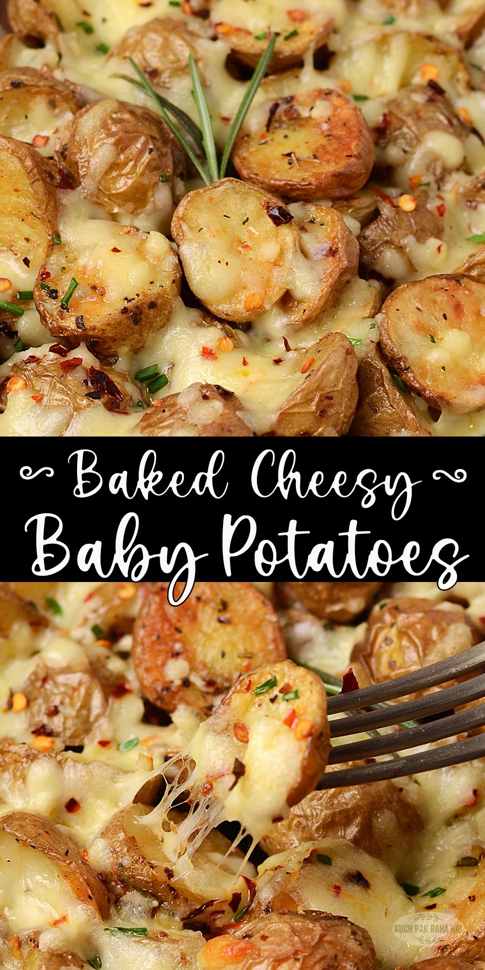 Baked cheesy potatoes easy recipe.