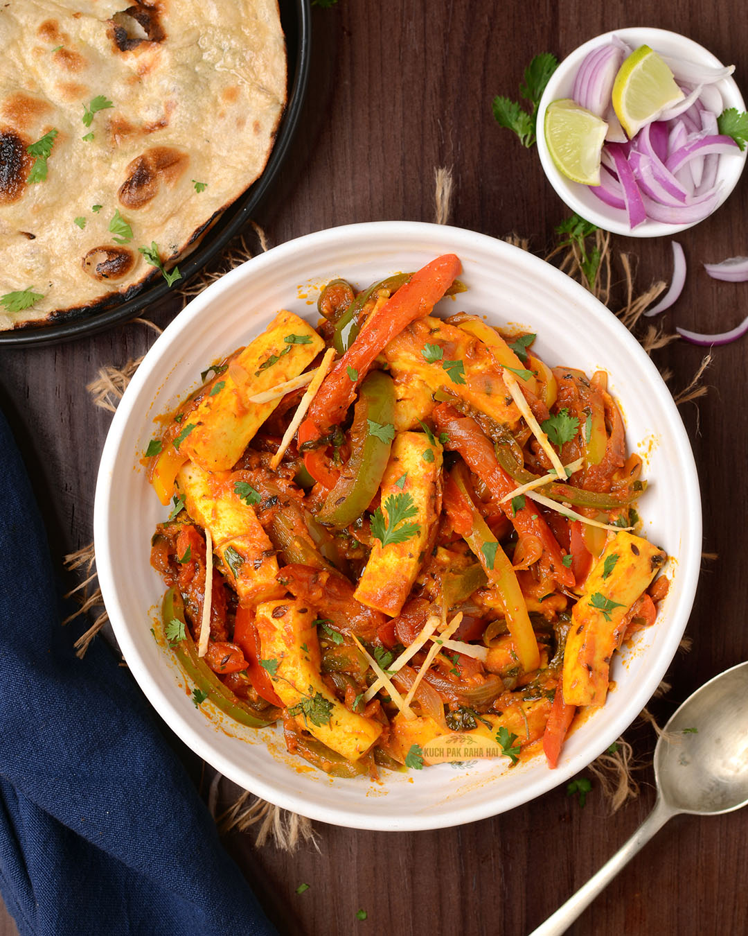 Paneer veg jalfrezi recipe.